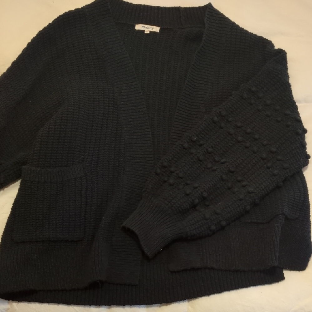 Madewell Black Knit Cardigan